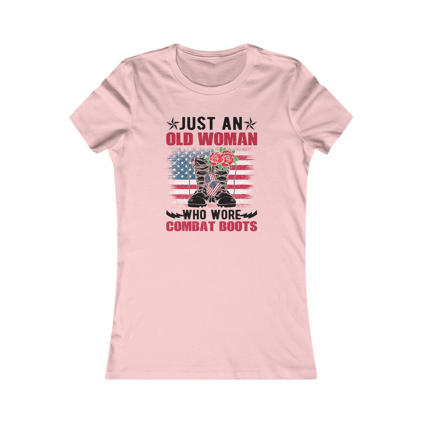 Women's Tee - Old Woman with Combat Boots