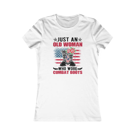 Women's Tee - Old Woman with Combat Boots