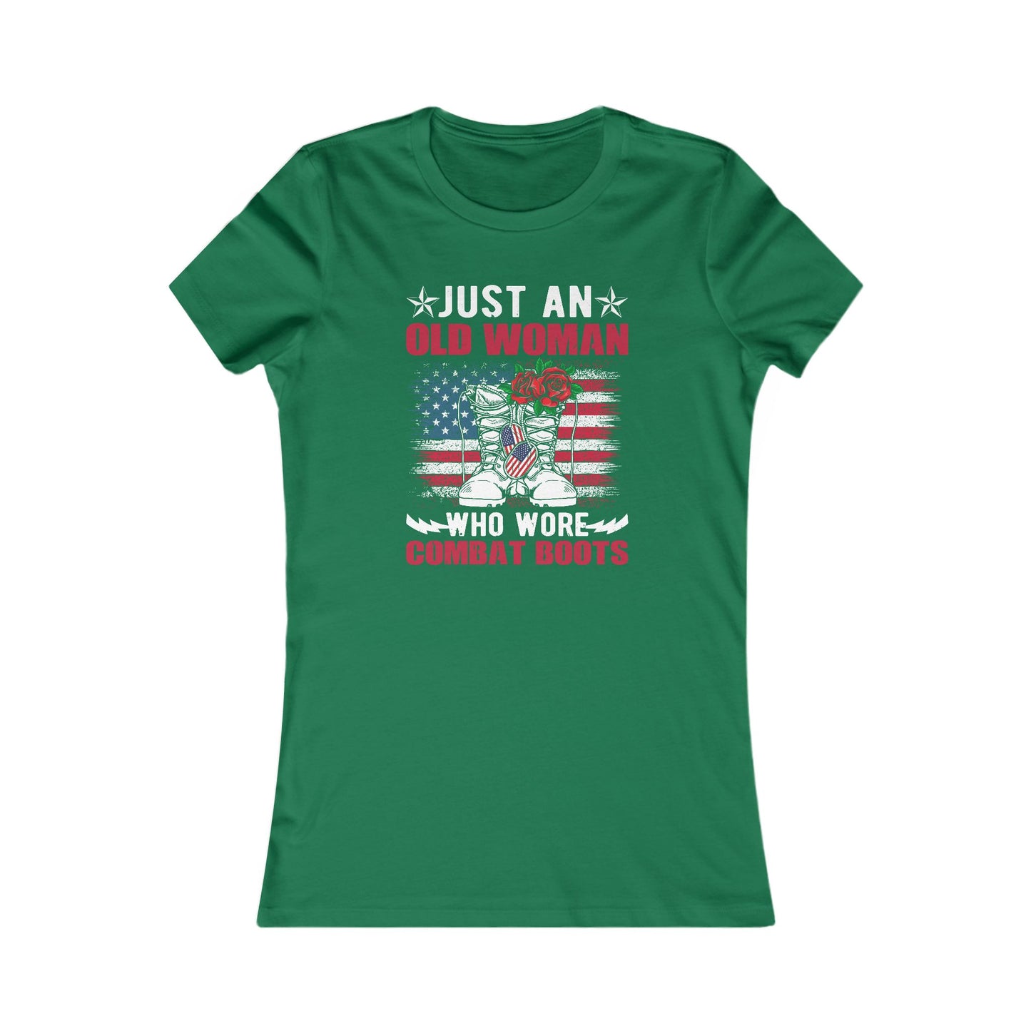 Women's Tee - Old Woman with Combat Boots