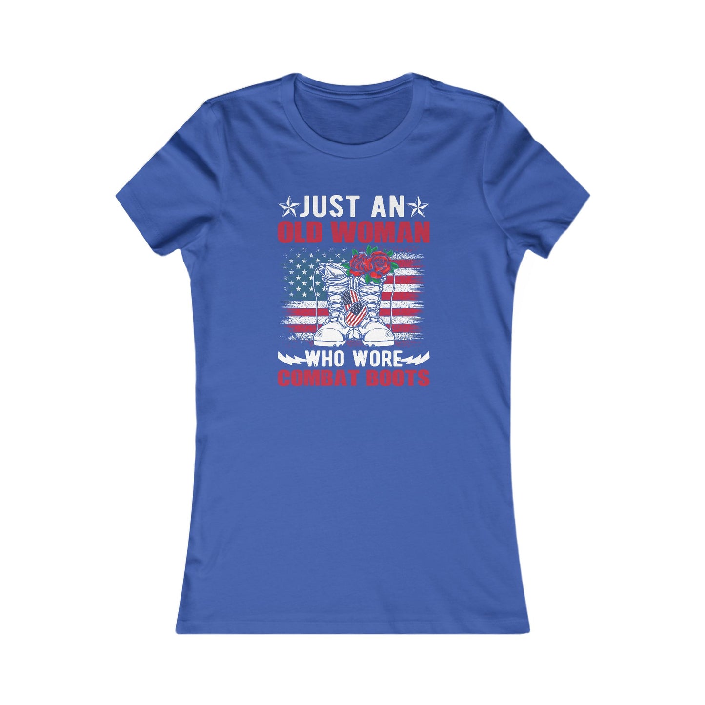 Women's Tee - Old Woman with Combat Boots