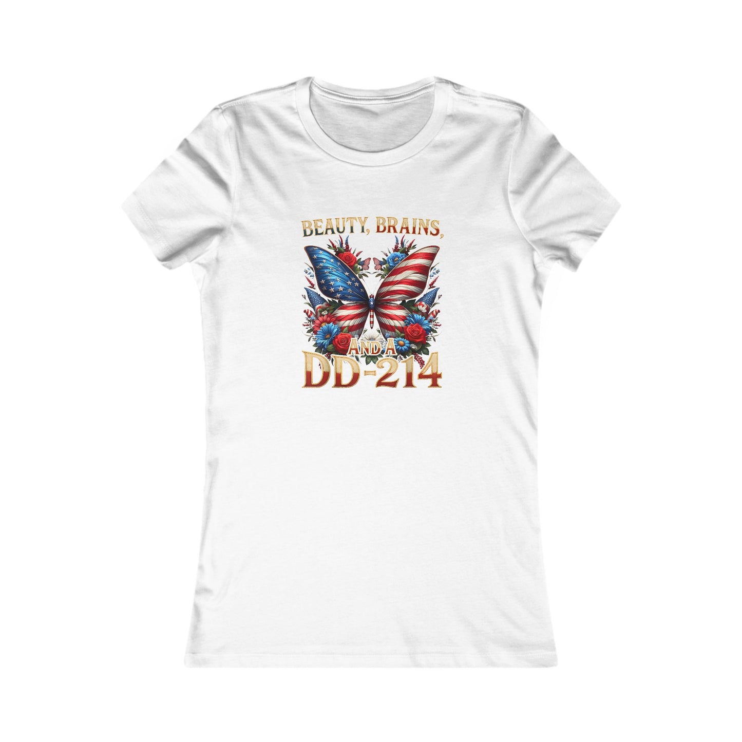 Women's Tee - Beauty, Brains, and a DD-214