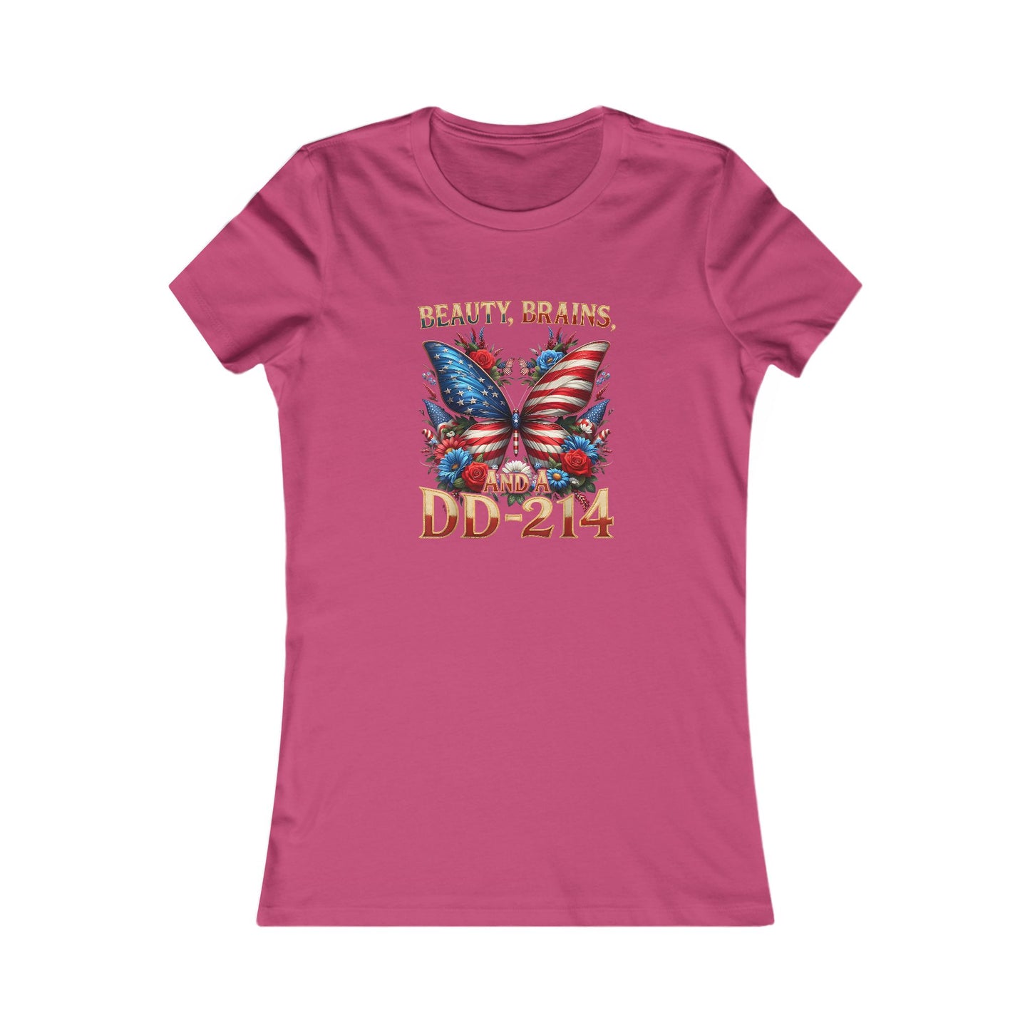 Women's Tee - Beauty, Brains, and a DD-214