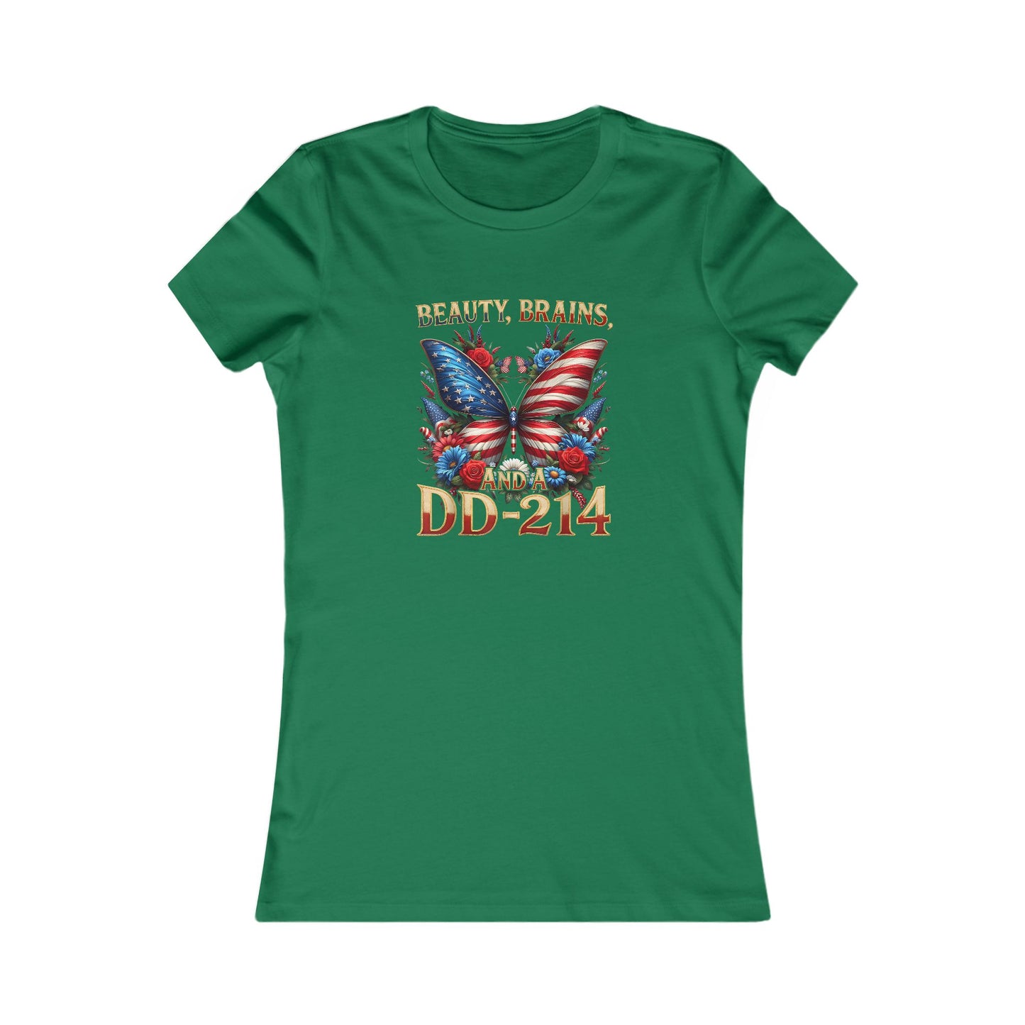 Women's Tee - Beauty, Brains, and a DD-214
